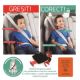 Booster inaltator scaun auto pentru copii Grab&Go, Gri, MiFold 452565
