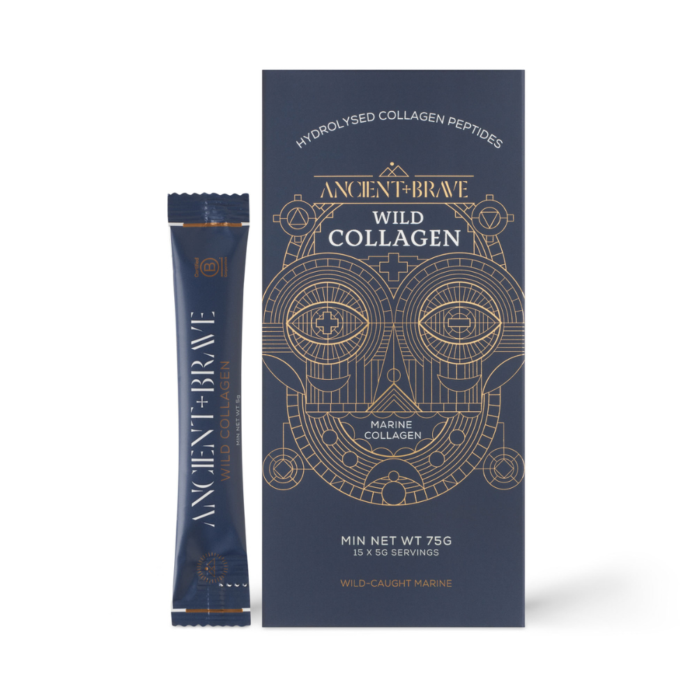 Colagen marin hidrolizat Wild Collagen, 15 plicuri, Ancient and Brave