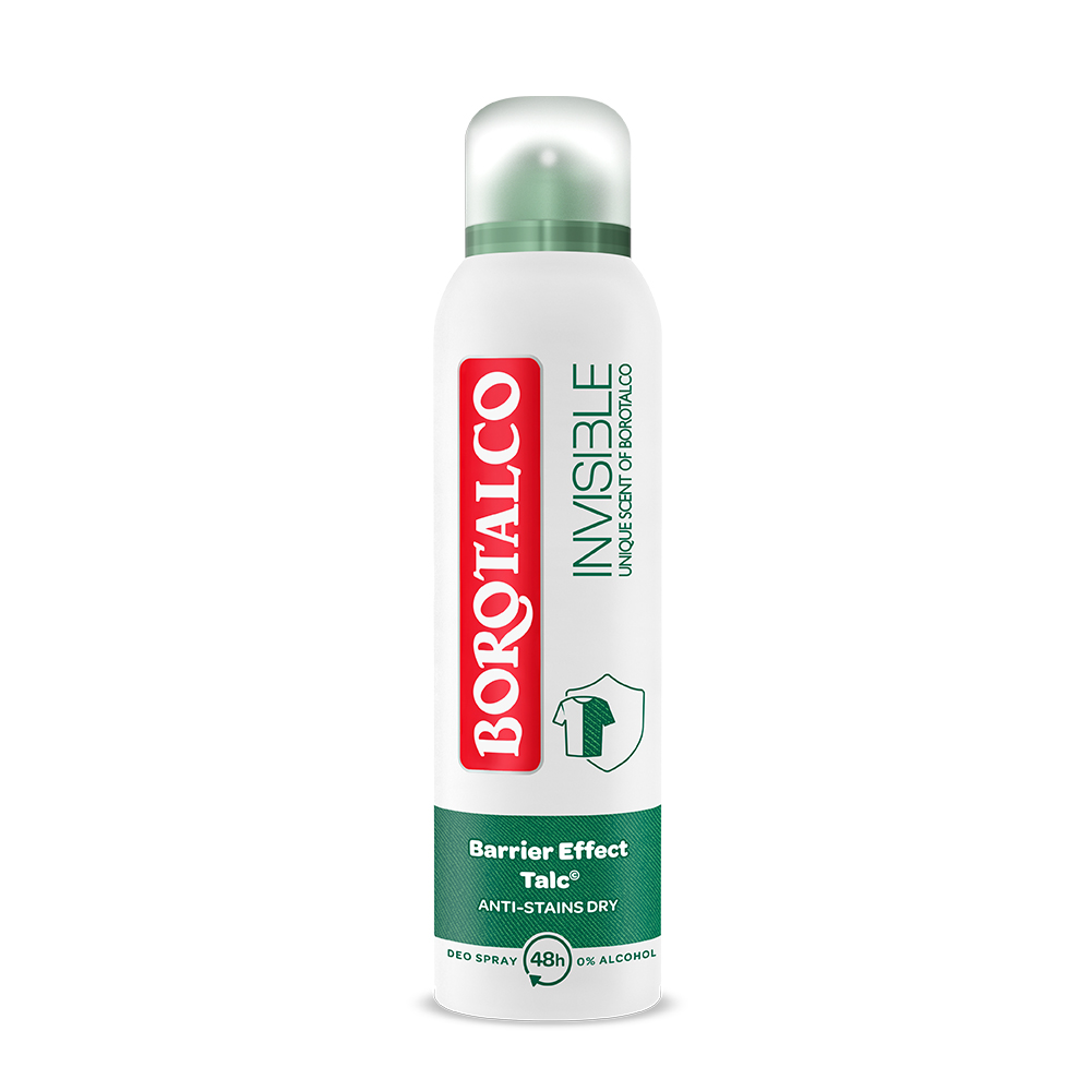 Deodorant spray Invisible Original, 150 ml, Borotalco
