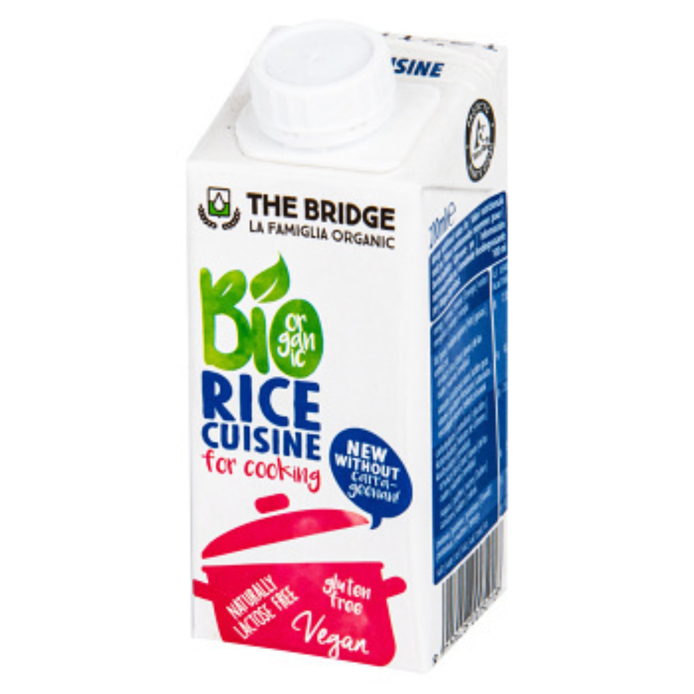 Crema vegetala Bio din orez, 200 ml, The Bridge