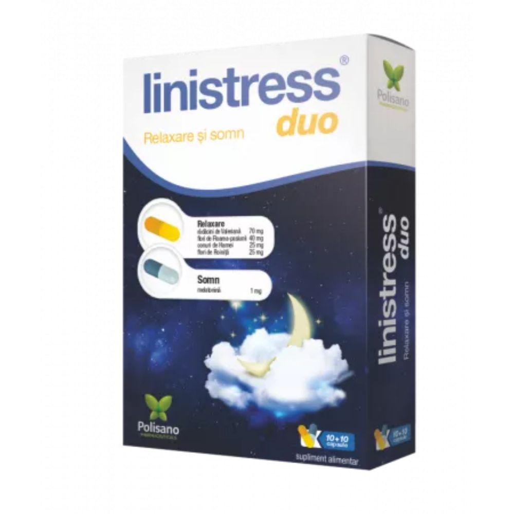 Linistress Duo, 10+10 capsule, Polisano