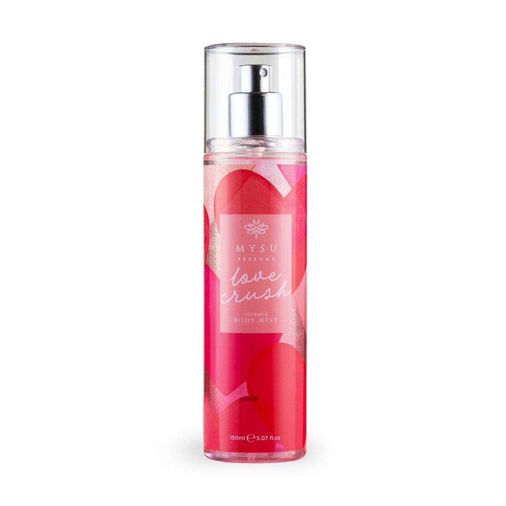 Spray de corp Shimmer, Love Crush, 150 ml, Mysu Perfume