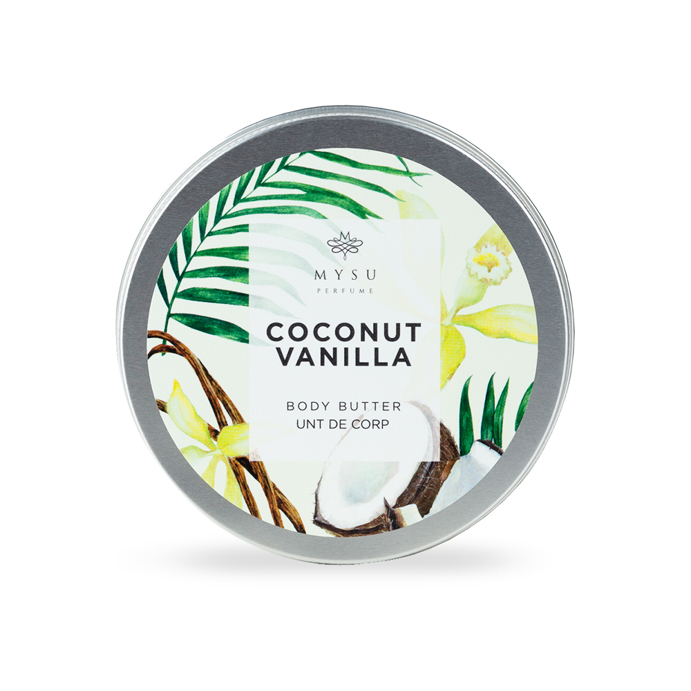 Unt de corp, Coconut si Vanilla, 185 ml, Mysu Perfume