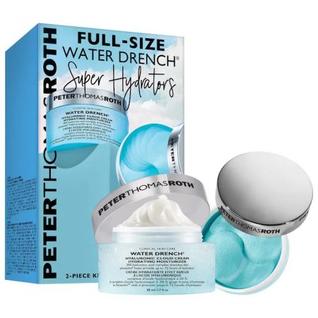 Set Full-Size crema hidratanta si plasturi pentru ochi Water Drench Hydra-Pair, Peter Thomas Roth