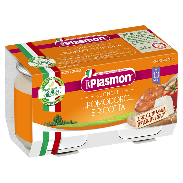 Sos paste cu ricotta Sughetti, 2 x 80 g, Plasmon
