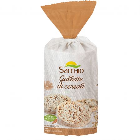 Rondele cu cereale fara gluten, 100g, Sarchio