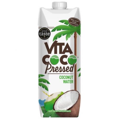 Apa de cocos cu nuca de cocos presata, 1 litru, Vita Coco