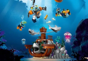 Submarin de explorare la mare adancime Lego City 60379