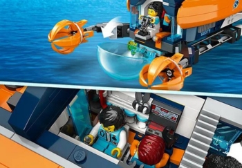 Submarin de explorare la mare adancime Lego City 60379