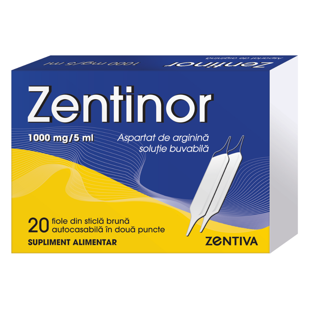 Zentinor, 1000 mg/5 ml, 20 fiole buvabile, Zentiva