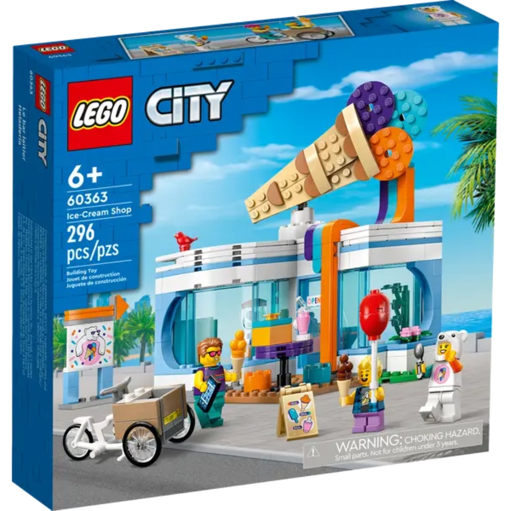 Magazin de inghetata Lego City, +6 ani, 60363, Lego