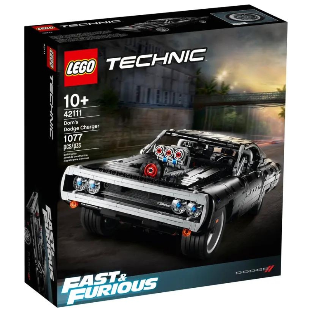 Dom's Dodge Charger Lego Technic, +10 ani, 42111, Lego