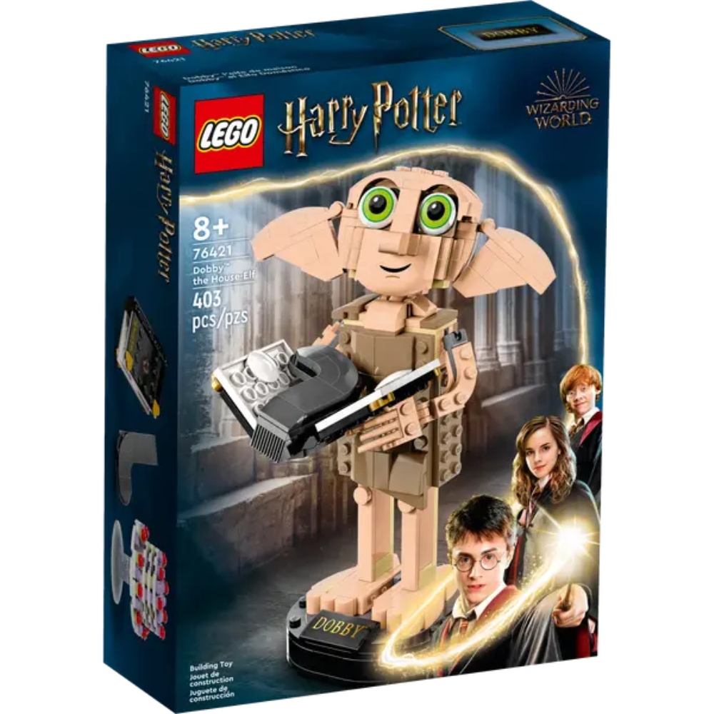 Spiridusul de casa Dobby Lego Harry Potter, +8 ani, 76421, Lego
