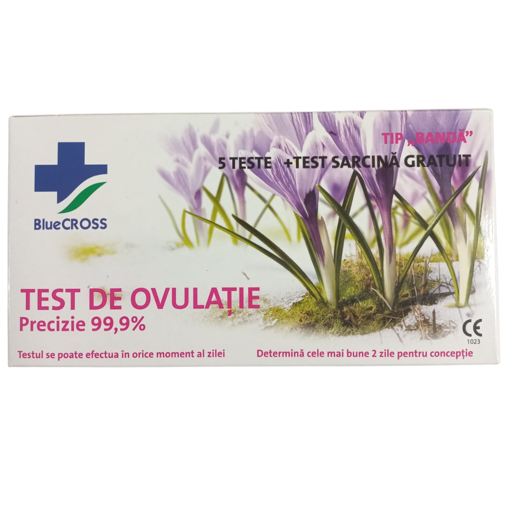 Test de ovulatie 5 buc + 1 test de sarcina, Blue Ctoss