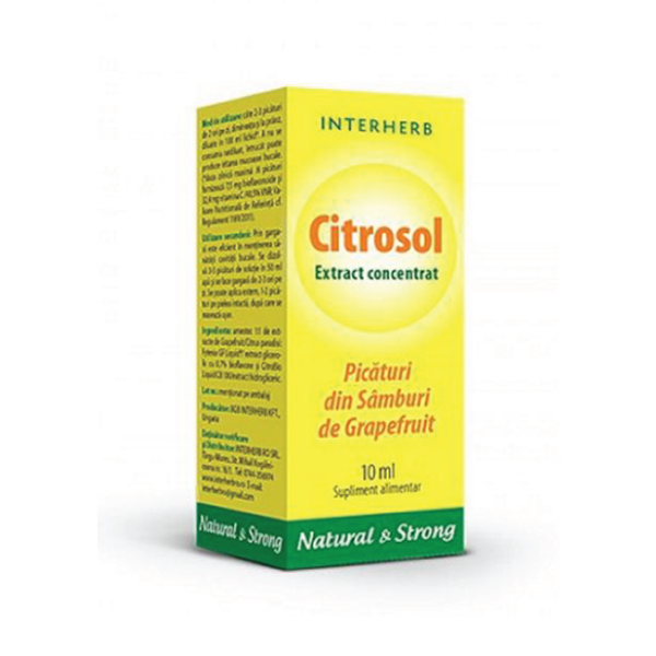 Citrosol extract concentrat, 10 ml, Interherb
