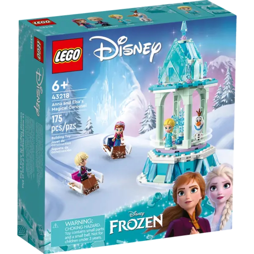 Caruselul magic al Annei si al Elsei Lego Disney Princess, +6 ani, 43218, Lego