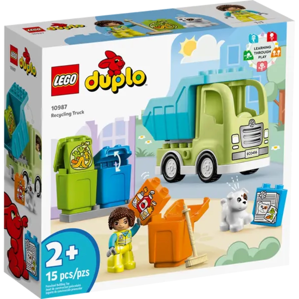 Camion de reciclare Lego Duplo, +2 ani, 10987, Lego