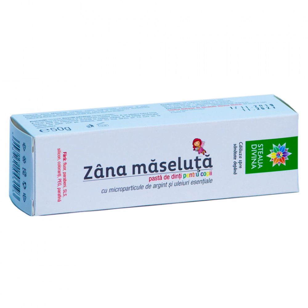 Pasta de dinti Santoral Zana maseluta, 50 g, Steaua Divina