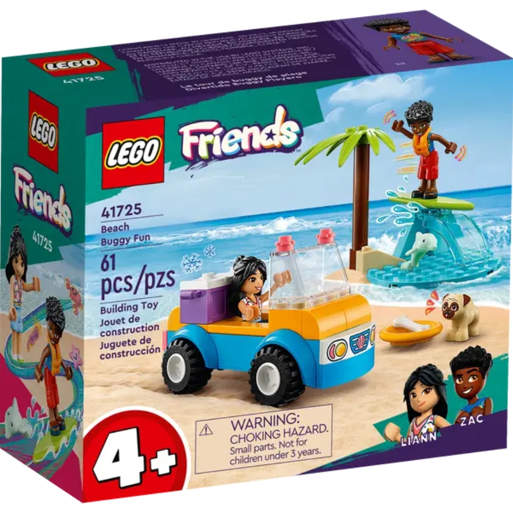 Distractie pe plaja in buggy Lego Friends, +4 ani, 41725, Lego