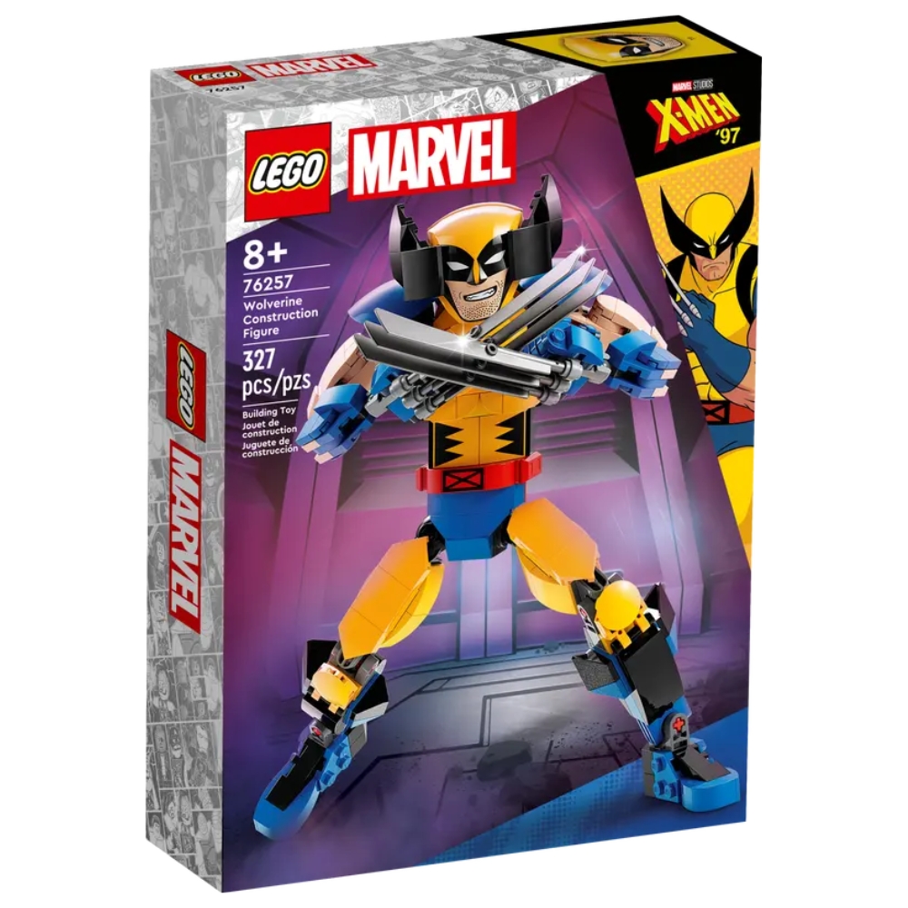 Figurina de constructie Wolverine Lego Marvel, +8 ani, 76257, Lego
