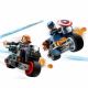 Motocicletele lui Black Widow si Captain America Lego Marvel, +6 ani, 76260, Lego 562558