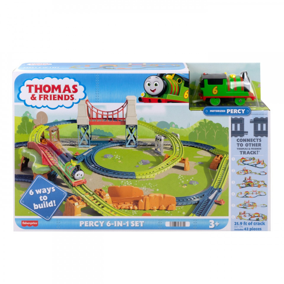 Set de joaca Percy 6 in 1, +3 ani, Thomas & Friends