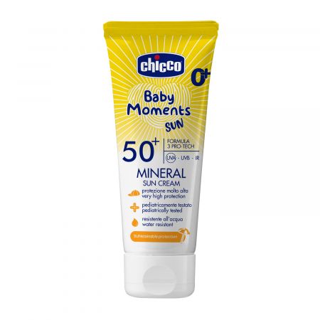 Crema protectie solara cu minerale SPF 50+ Baby Moments
