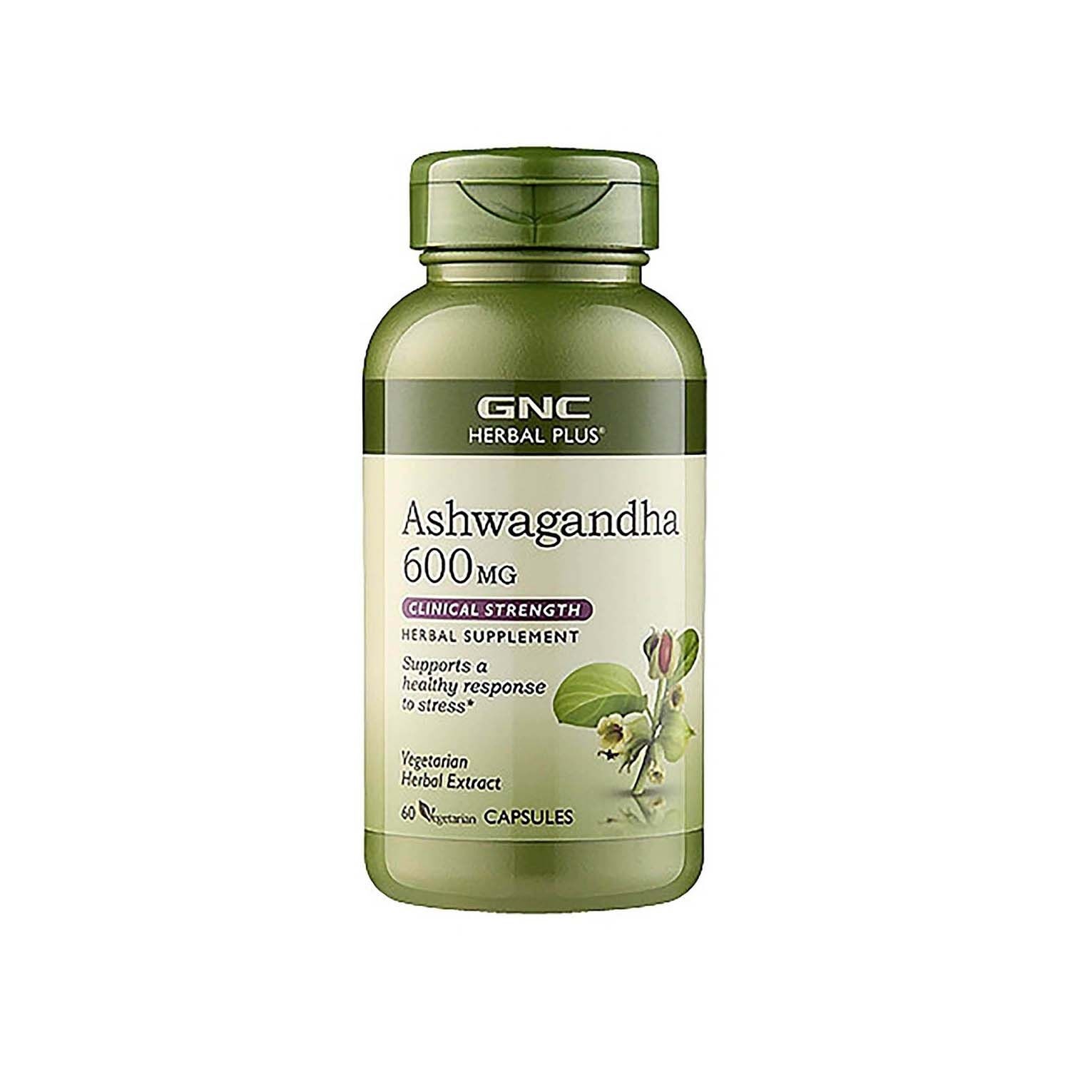 Ashwagandha 600 mg, 60 capsule, GNC