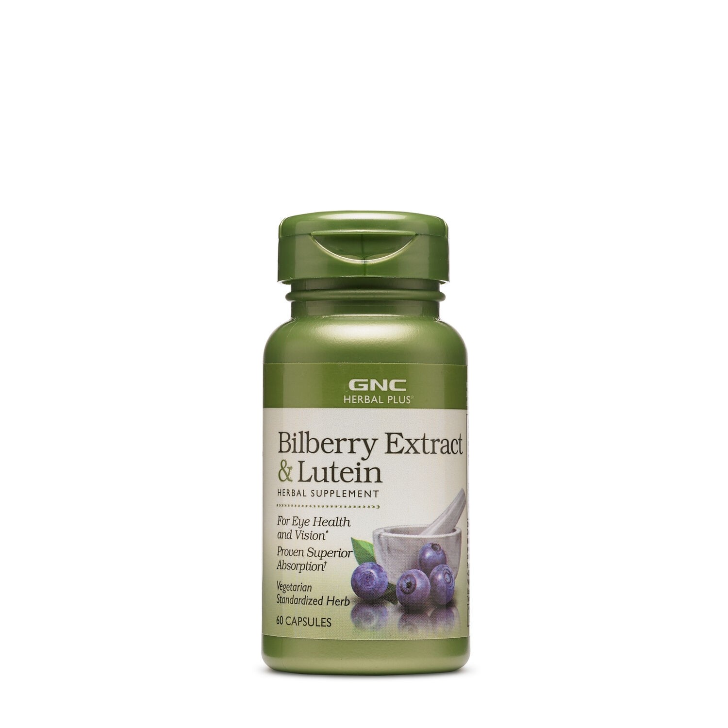 Herbal Plus Bilberry Extract & Lutein, 60 capsule, GNC