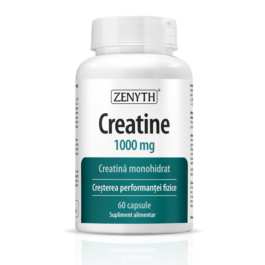 Creatine 1000 mg, 60 capsule, Zenyth