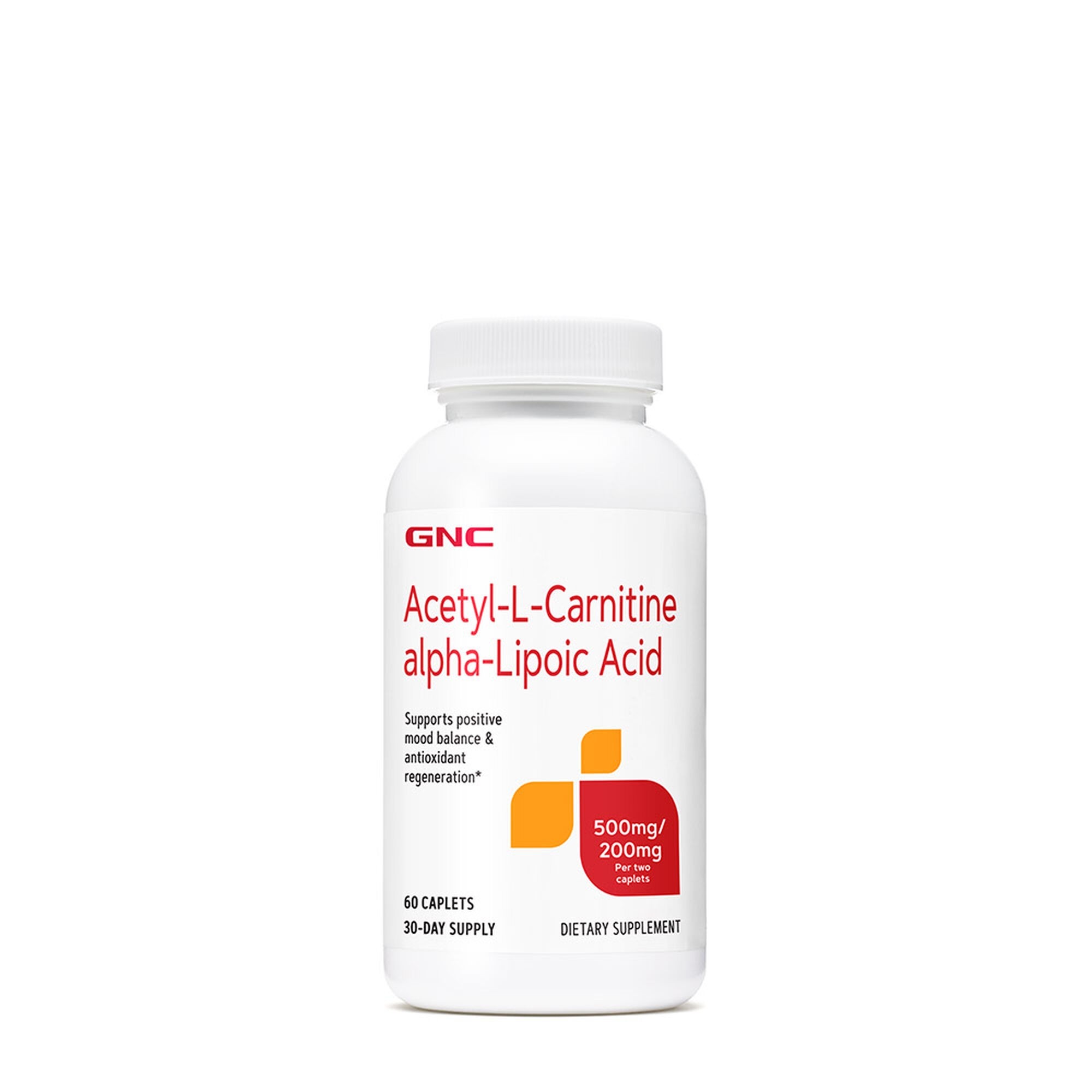 Acetyl-L-Carnitine alpha-Lipoic Acid, 60 tablete, GNC