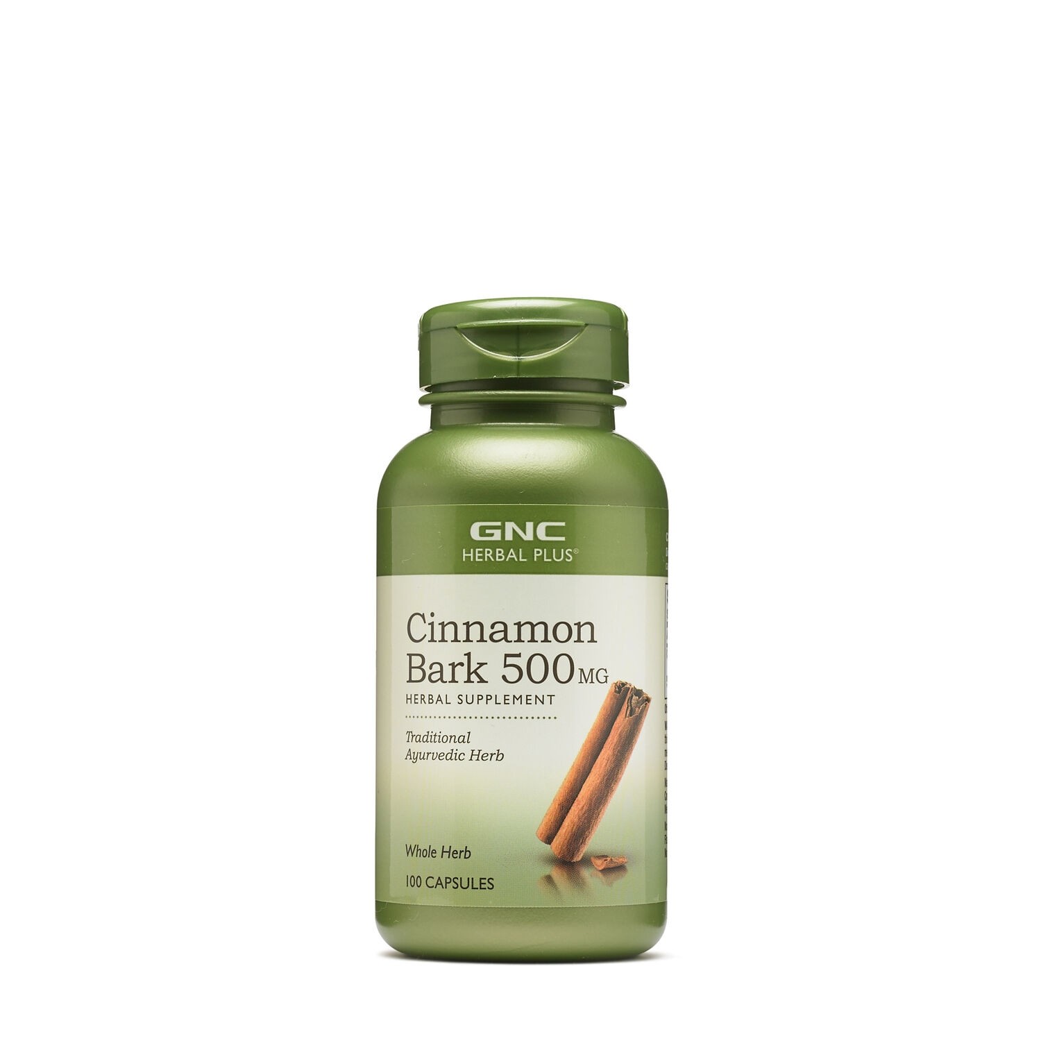 Cinnamon Bark Herbal Plus, 500 mg, 100 capsule, GNC