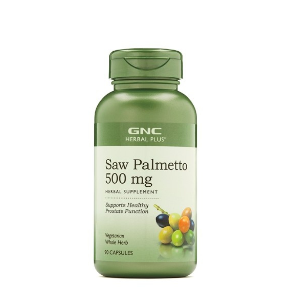 Saw Palmetto Herbal Plus, 500 mg, 90 capsule, GNC