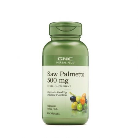 Extract din Palmier Pitic 500 mg Herbal Plus Saw Palmetto