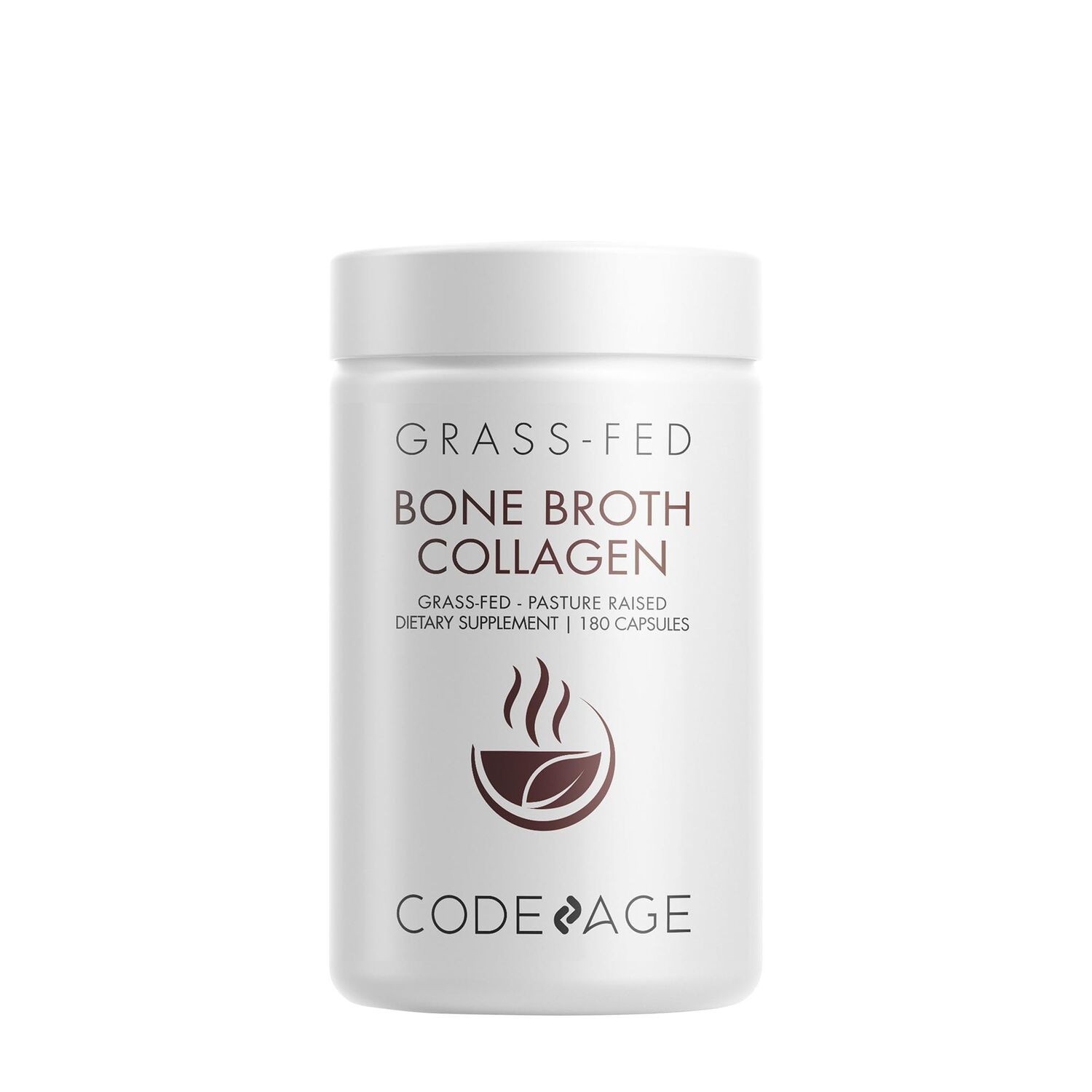 CodeAge Bone Broth Collagen Peptides, 180 capsule, GNC
