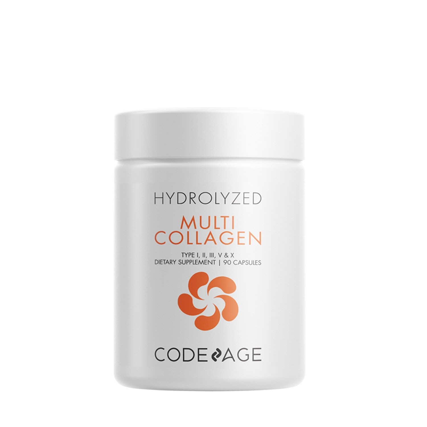 Colagen hidrolizat CodeAge Hidrolyzed Multi Collagen, 90 capsule, GNC