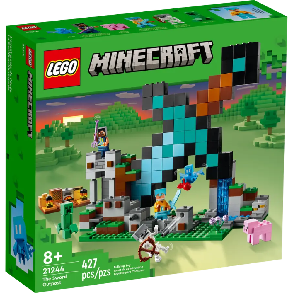 Avanpostul sabiei Lego Minecraft, 21244, 427 piese, Lego