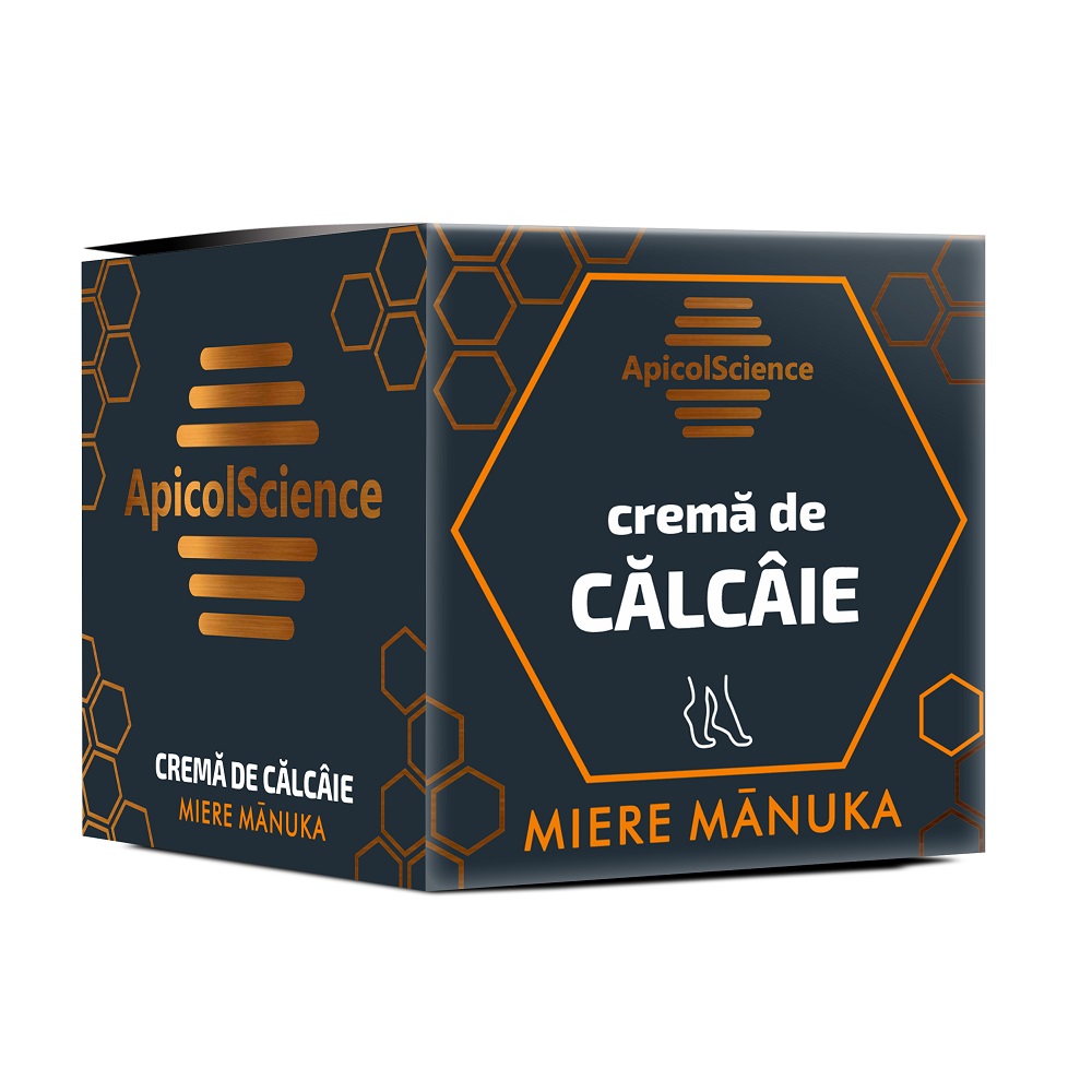 Crema de calcaie cu miere Manuka, 50 ml, ApicolScience