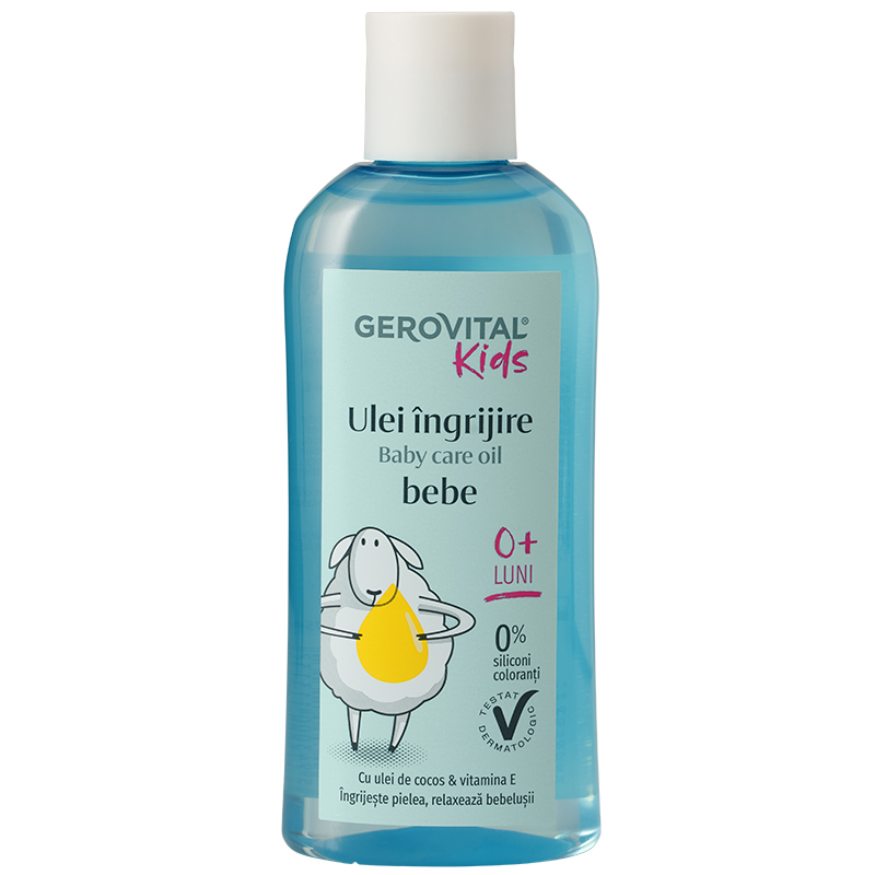 Ulei ingrijire pentru pielea bebelusilor Gerovital Kids, +0 luni, 150 ml, Gerovital
