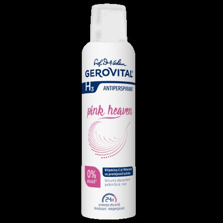 Deodorant spray Gerovital H3 Antiperspirant, Pink Heaven