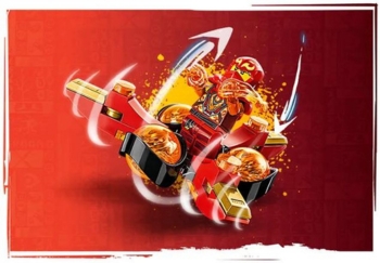 Rotirea Spinkitzu a lui Kai cu puterea dragonului Lego Ninjago 71777 Lego