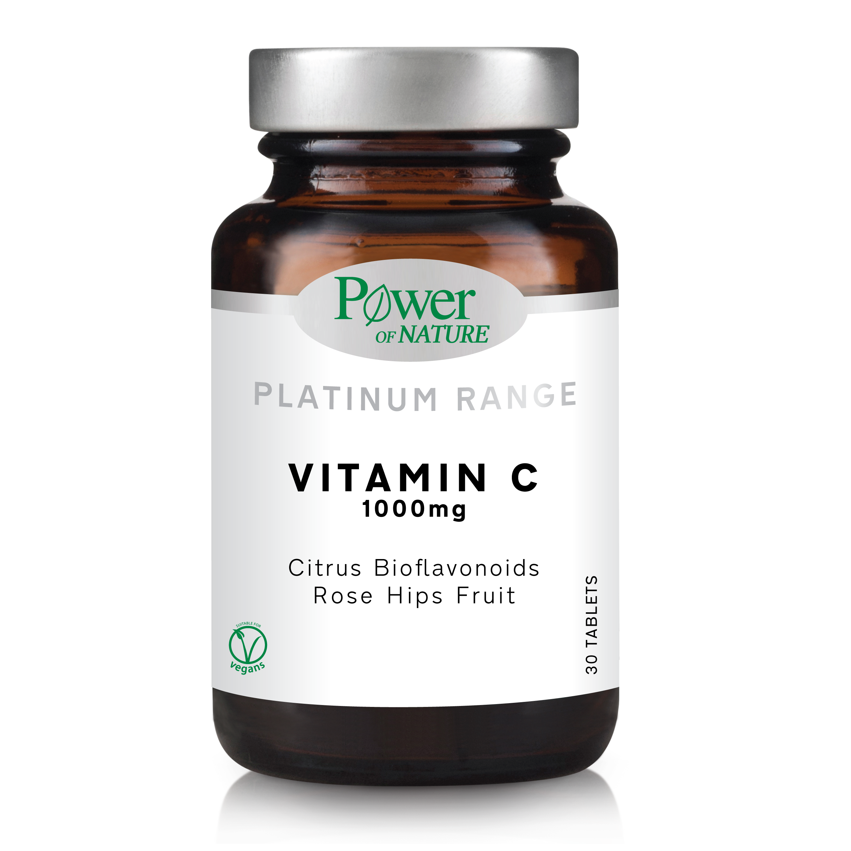 Vitamina C 1000mg Platinum, 30 tablete, Power of Nature