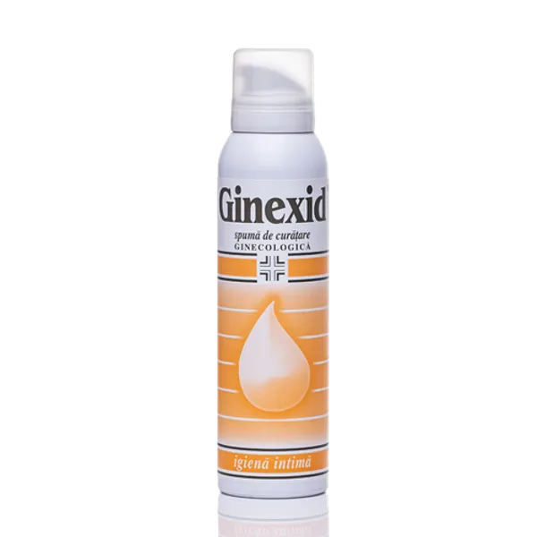 Spuma de curatare ginecologica Ginexid, 150 ml, Farma Derma