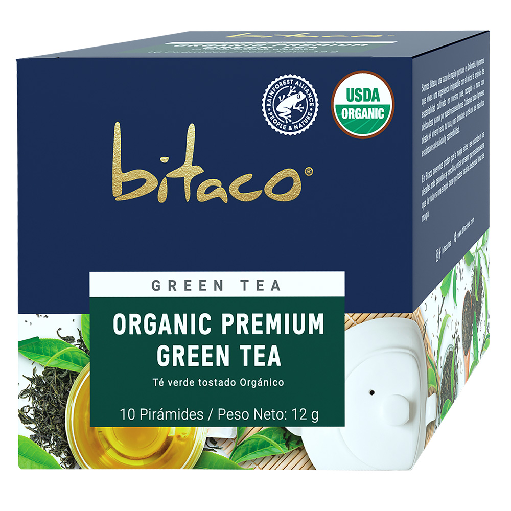 Ceai Green Tea Organic Premium Eco, 12 g, Bitaco