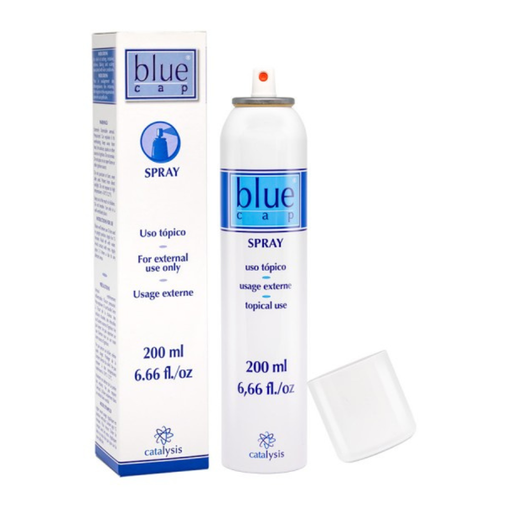 Spray pentru pielea cu tendinta de psoriazis Blue Cap, 200 ml, Catalysis