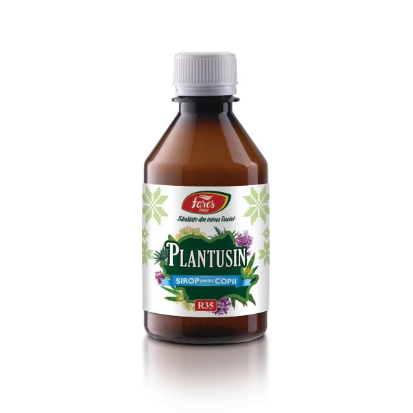 Plantusin R35 sirop cu fructoza pentru copii, 250 ml, Fares