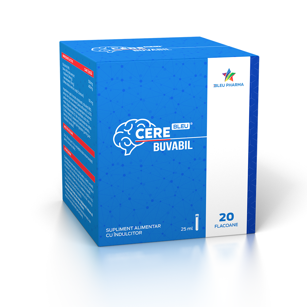 CereBleu Buvabil, 20 fl x 25 ml, Bleu Pharma
