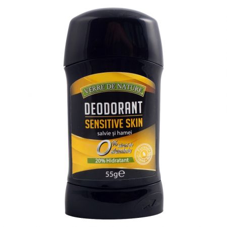Deodorant stick cu salvie, hamei si nalba Sensitive Skin