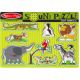Puzzle de lemn cu sunete Animale de la Zoo, +2 ani, Melissa&Doug 566459