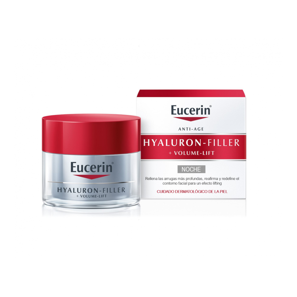 Crema de noapte cu efect de lifting pentru pielea uscata Hyaluron Filler, 50 ml, Eucerin